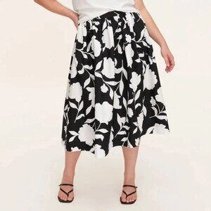 Kate Spade x Target Classic Rose Midi Skirt Size S